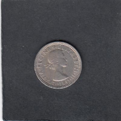 Beschrijving: 6 Pence  ELIZABETH II  